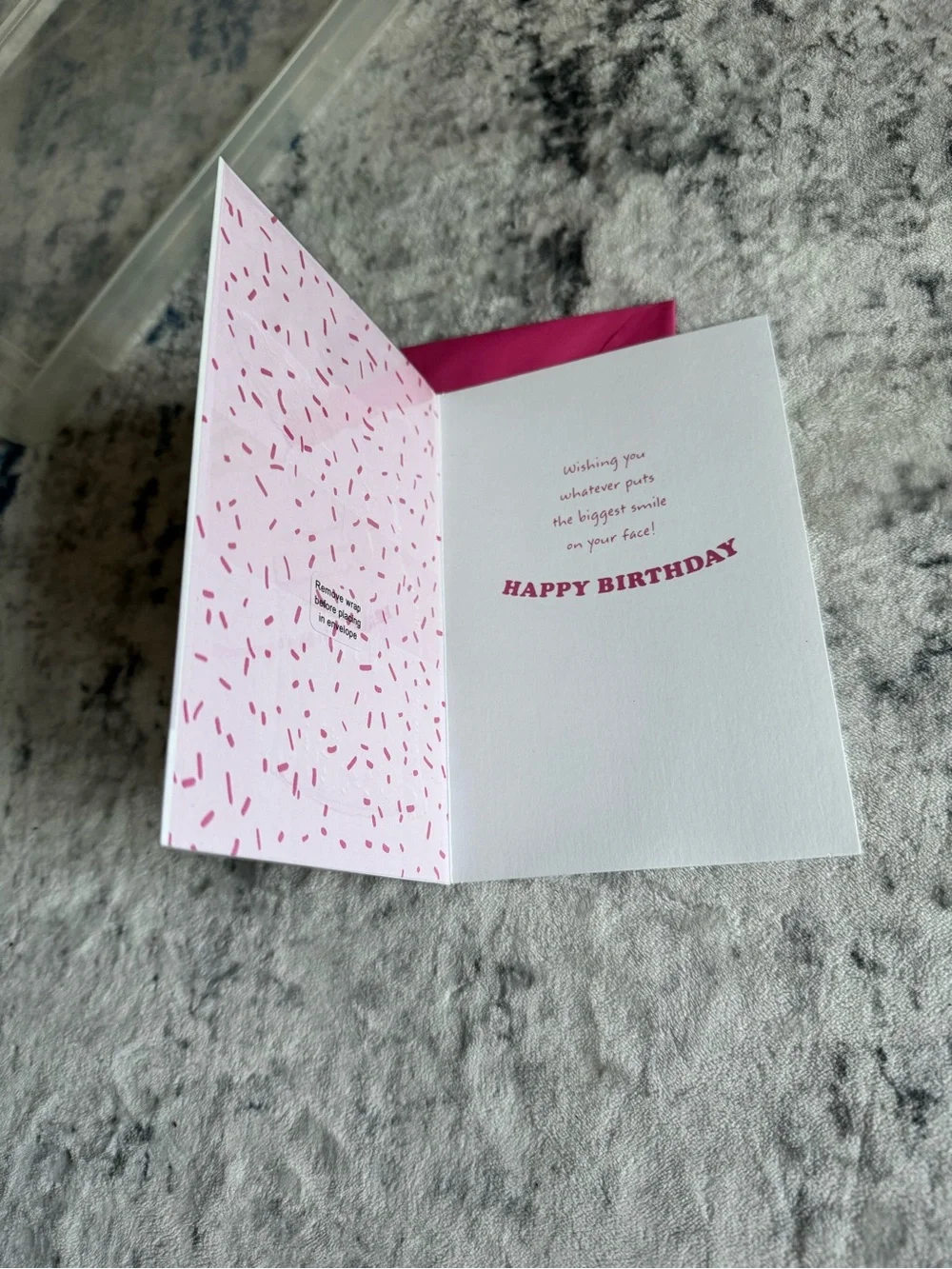 American Greetings Corgi Birthday Card with Pink Envelope